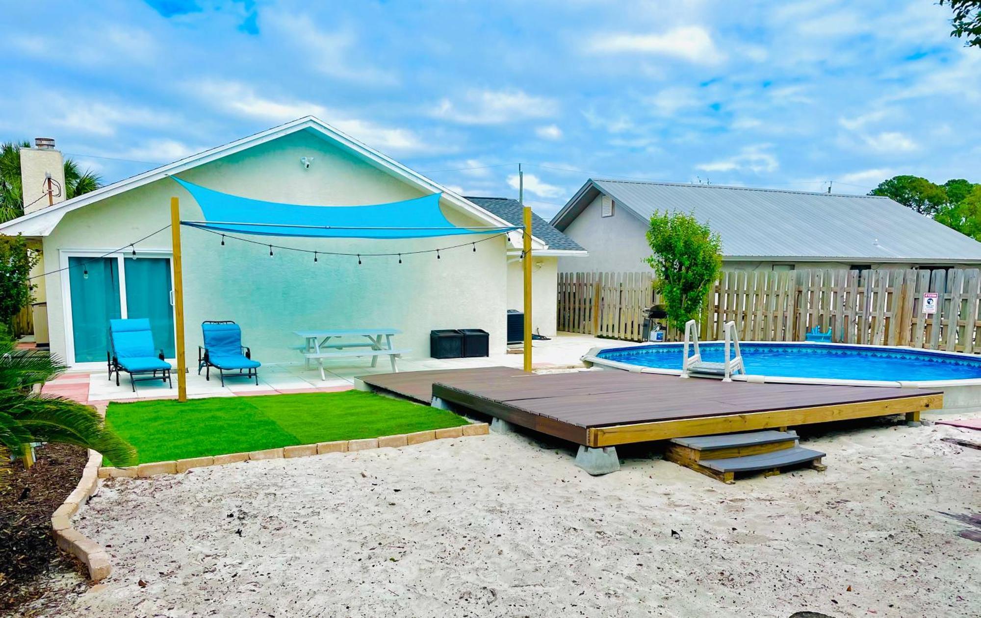 Sea Salt Vacation Home, Private Pool - Walk To Beach Panama City Beach Ngoại thất bức ảnh